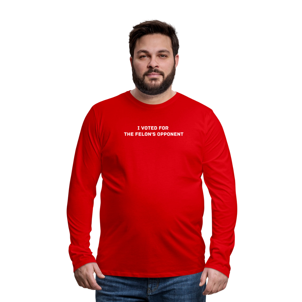 Kamala Boy shirt -Men's Premium Long Sleeve T-Shirt - red