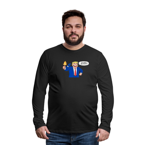 Cry More Liberal Tears Premium Long Sleeve T-Shirt - black