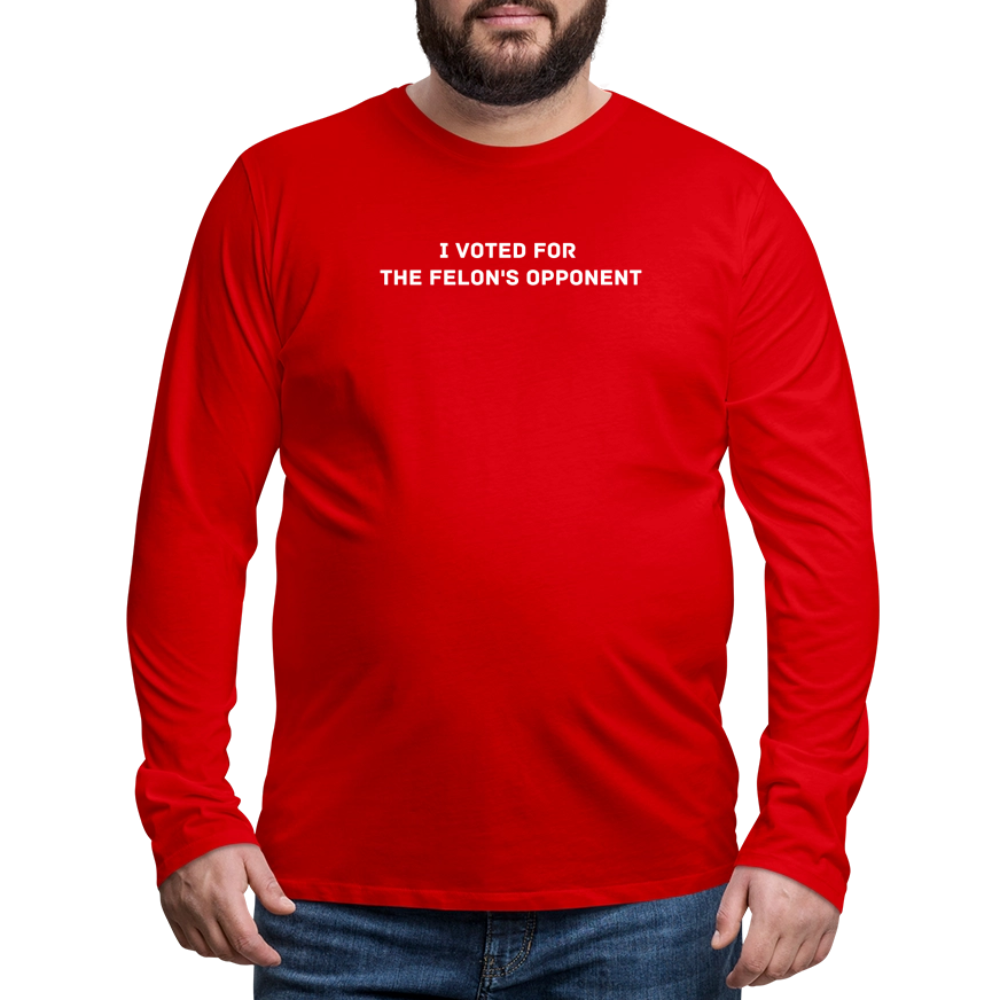 Kamala Boy shirt -Men's Premium Long Sleeve T-Shirt - red