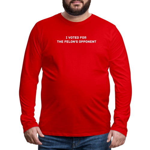 Kamala Boy shirt -Men's Premium Long Sleeve T-Shirt - red