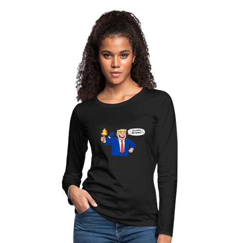 Cry Liberal Tears Women's Premium Long Sleeve T-Shirt - black