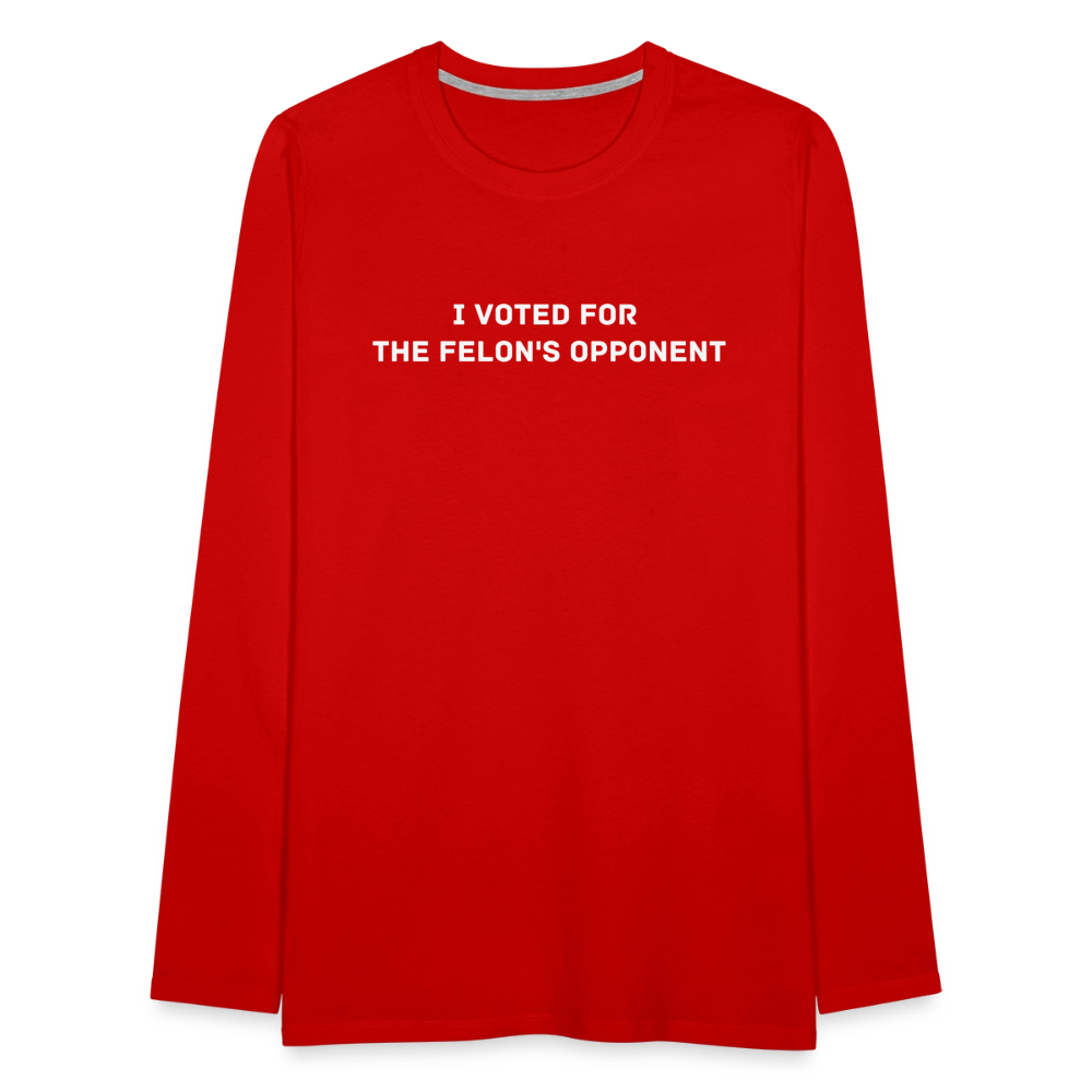 Kamala Boy shirt -Men's Premium Long Sleeve T-Shirt - red