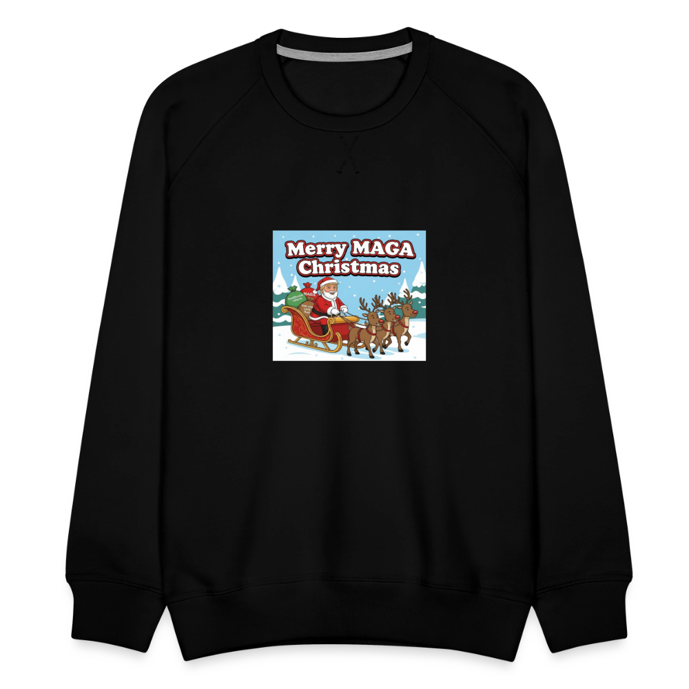 Merry MAGA Christmas Premium Sweatshirt - black